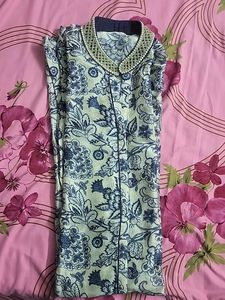 silk Elegant Printed Kurta new