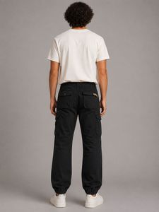 Superdry Men's Black Cargo Joggers