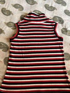 Striped Top Fir Winter Wear