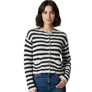 Striped Knit Cardigan