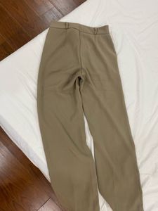 High-Waisted Wide-Leg Trousers