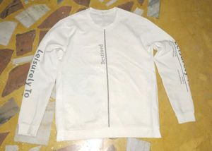 Men's White Graphic Sweatshirt
