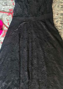 Elegant Black Lace Dress