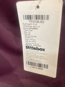 littlebox Chic Ruched Wine Top