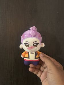 Rumi plush keychain from the K-Pop Demon Hunters