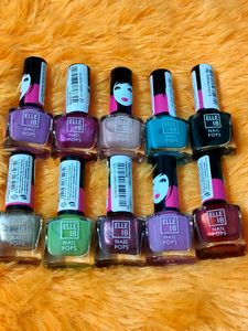 Pack Of 10 ELLE18 NAIL POLISH