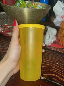 Yellow Plastic Container