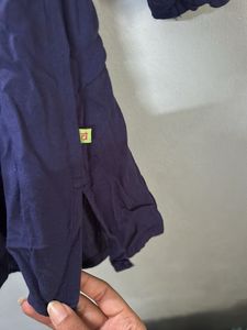 Elegant Navy Blue Kurta