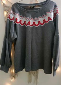 Pluss Women Sweatshirt Free Size