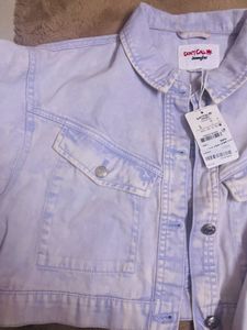 Crop Denim Oversize Jacket