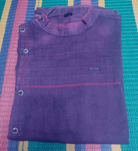 Men's Purple Long Sleeve Shirt
