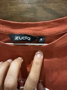 Orange "Positive" Graphic Tee