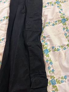 The Perfect Black Cargo Pans