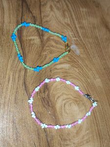 Beaded Flower Bracelets