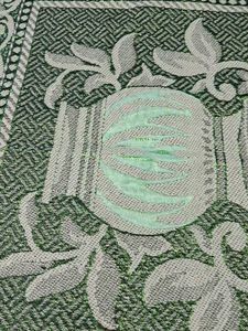 Vintage Prayer Rug with Floral Design