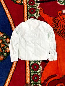 Striped White Shirt