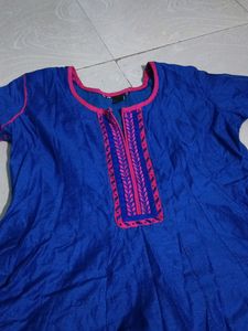 Blue Anarkali