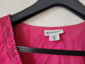 Pink XL Top By Motherhood Maternity