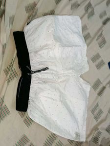 White Polka Dot shorts