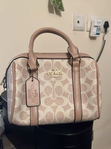 Coach Monogram Mini Barrel Bag