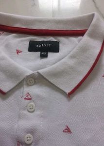 Like new Szitori 6XL White Polo T-Shirt