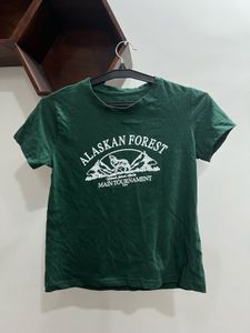 Green Forest Graphic T-Shirt