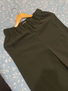 H&amp;M Olive Green Culottes Unused