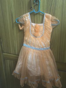 Adorable Peach Party Dress