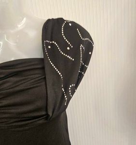 Black Dress with Embellishments