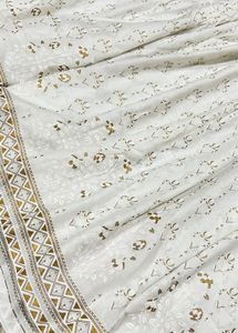 Biba Viral off white Anarkali suit