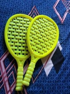 Yellow Plastic Racket Set