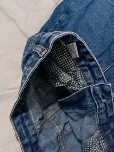 Denim Mini Skirt
