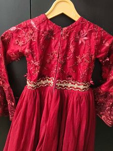 Stunning Red Embellished Gown