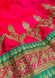 Heavy Orange Lengah For Wedding