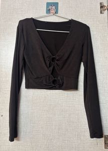 Goth Cut out Statement Top