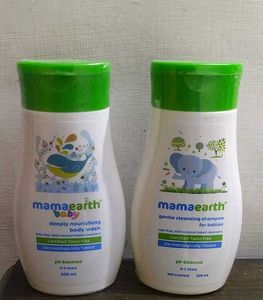 Mamaearth Baby Shampoo& Body Wash Pack Of 2