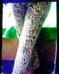 leopard print lower/leggings