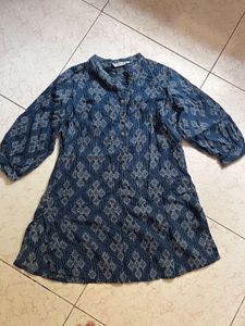 Boho Print Blue Kurta