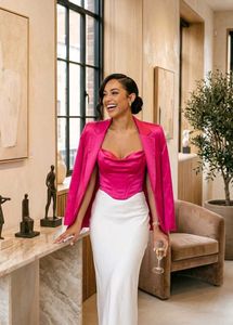 H&amp;M Satin Corset Top