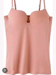 Cute padded cotton tank top