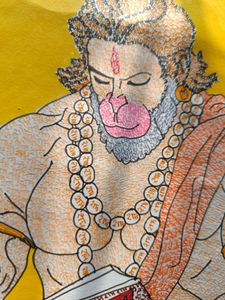 Handmade Ram Naam Hanuman Ji Painting | Acrylic &amp;