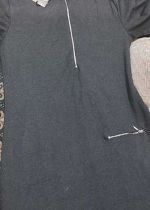 Simple Grey T-Shirt Dress