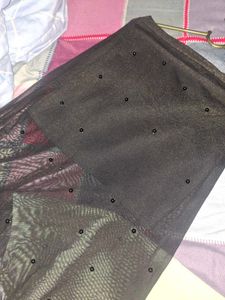 Sparkly Sheer Maxi Skirt