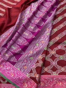 Elegant Red Banarasi Silk Saree