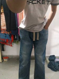 Men's Blue Jogger Jeans