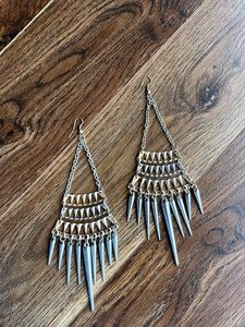 Statement Spike Dangle Earrings