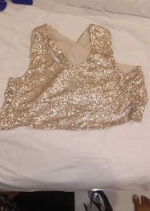 Sparkly Sequin Crop Top