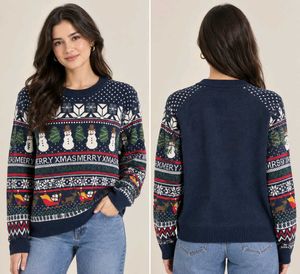 Merry Christmas Snowman Sweater