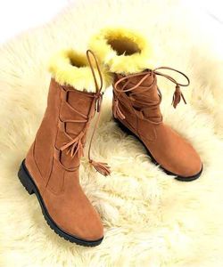 Brown Long Leather Boots