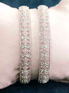 pure silver bangles